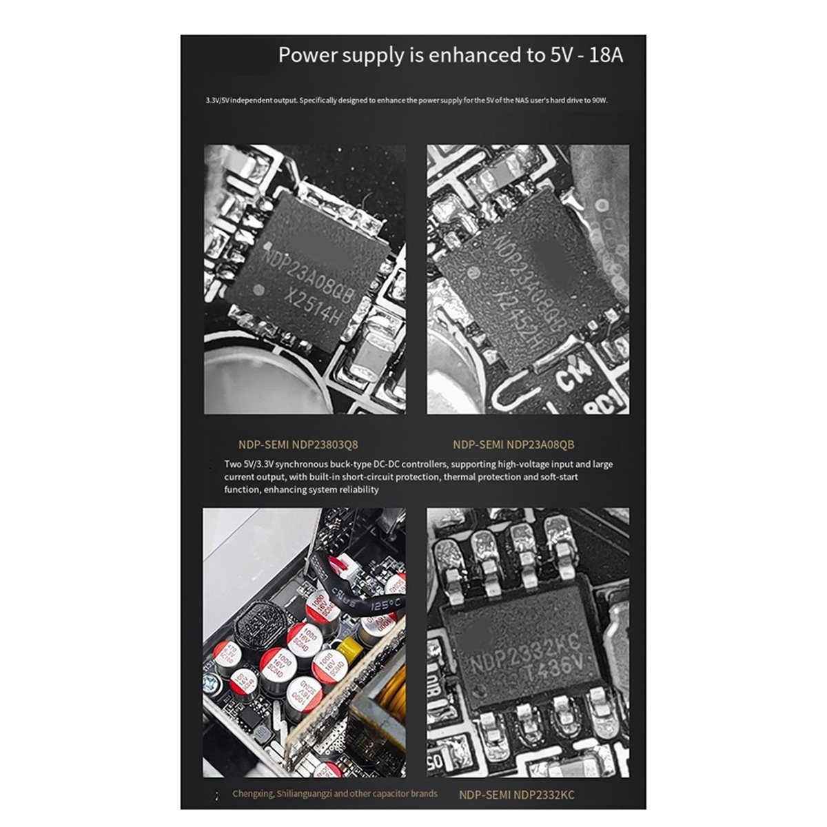 Flex Atx Power Supply 600W 1U - [AC18 Digital]/Flex Fuente de alimentación modular