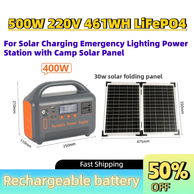 Power Supply 500W - Banco de Energía Portátil Actualizado de